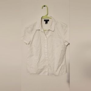 Ann Taylor Floral Button Up Blouse